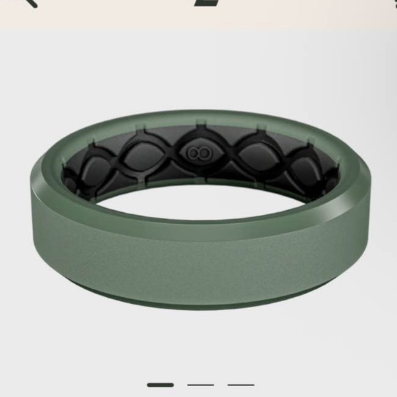 Groove Life Jewelry - Groove Ring Zeus Iron Moss Thin